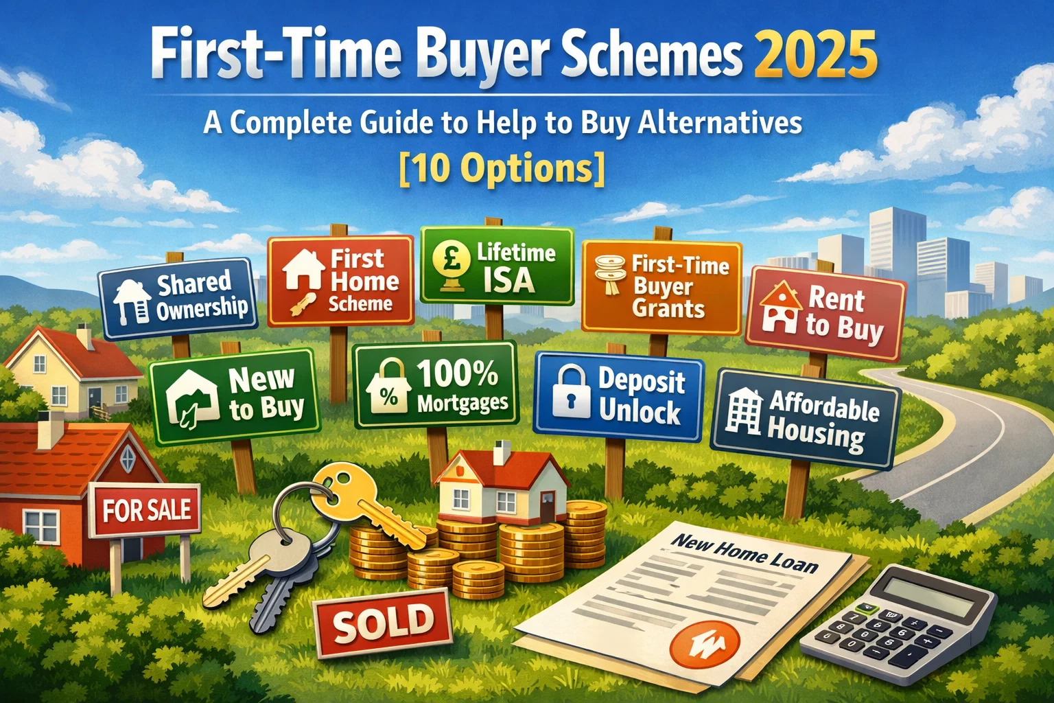 First-Time Buyer Schemes 2025: A Complete Guide to Help to Buy Alternatives [10 Options]